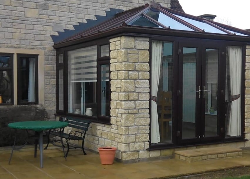 This shows how a conservatory can blend in with your existing house seamlessly