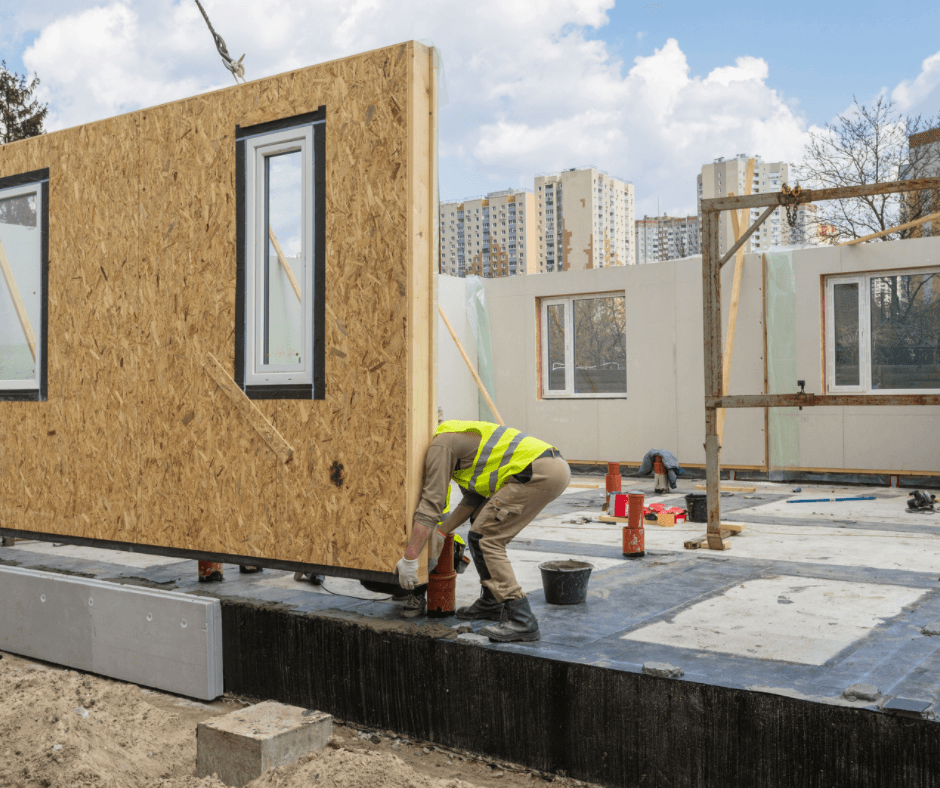 A larger modular walling project