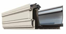 A Box Gutter in section showing all that is between the interior and outside world